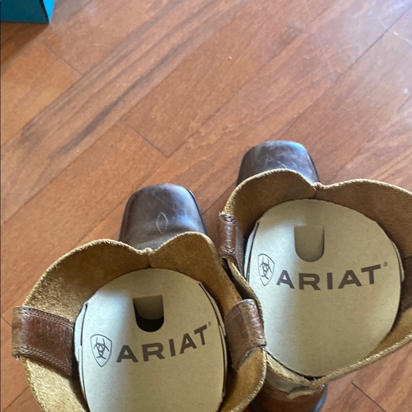 Ariat Western Boots in Rich Brown and Classic Tan